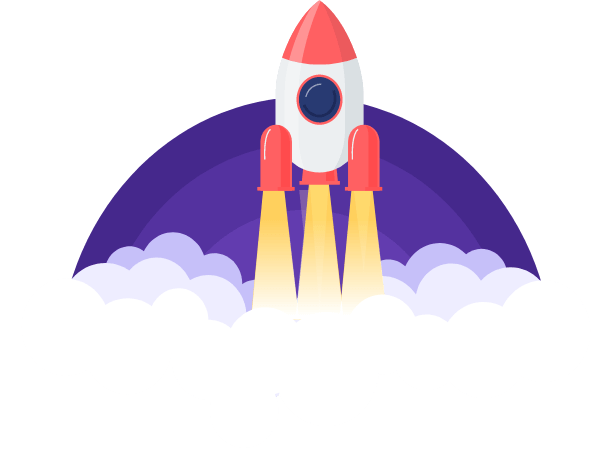Illustration of a rocket